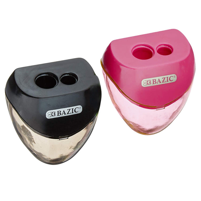 48-Piece Cute Cartoon Pencil Sharpeners - Dual Hole Manual Sharpeners For Kids, School, & Office