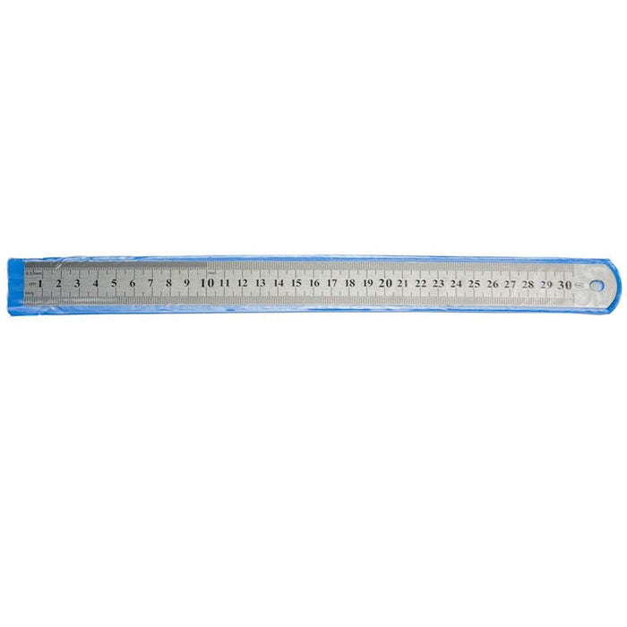 1 Pc Stainless Steel Ruler 12" Sae Metric Machinist Rule 1/16" MM 5MM Rust Proof