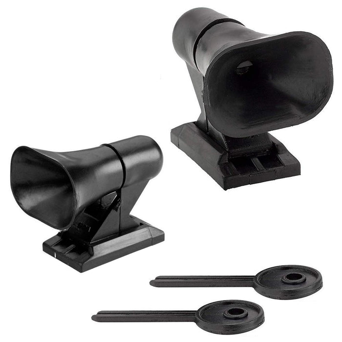 4X Sonic Deer Animal Whistles Wildlife Alert Warning Device Car Safety Accessory