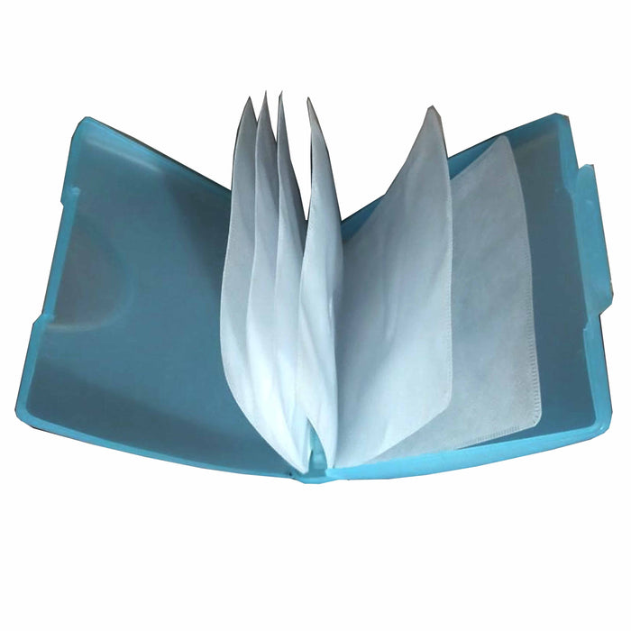 4 x DVD Case Organizer 12 Sleeve Disc CD Holder Media Storage Hard Wallet Album