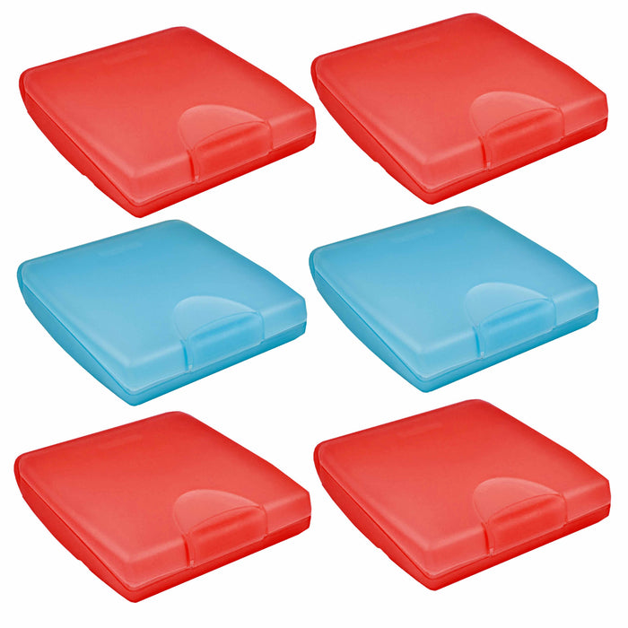 6 x DVD Case Organizer 12 Sleeve Disc CD Holder Media Storage Hard Wallet Album