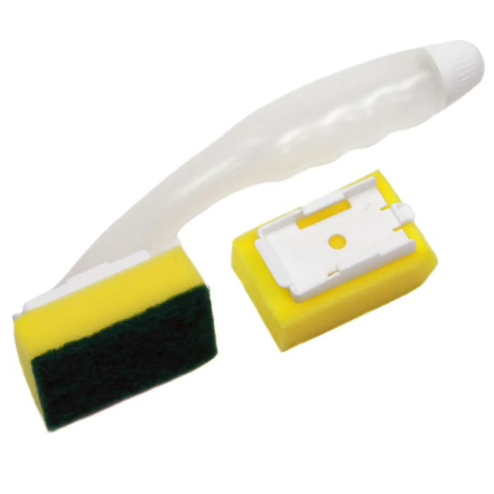 4 Soap Dispenser Scrubber Dish Wand Brush Scrub Refill Washing Potts Pan Kitchen
