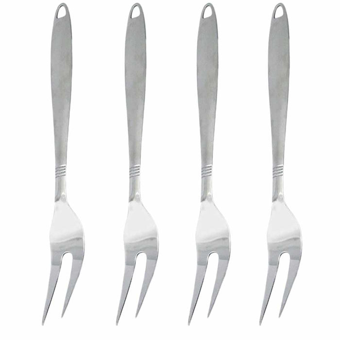 4 Stainless Steel Serving Fork Carving Kitchen Cooking Utensil Set Tools Server