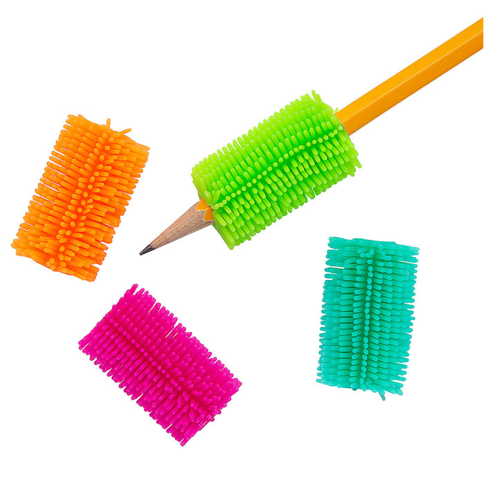 8 X Pencil Grips Pen Comfort Holder Soft Sponge Handwriting Kids School Supplies
