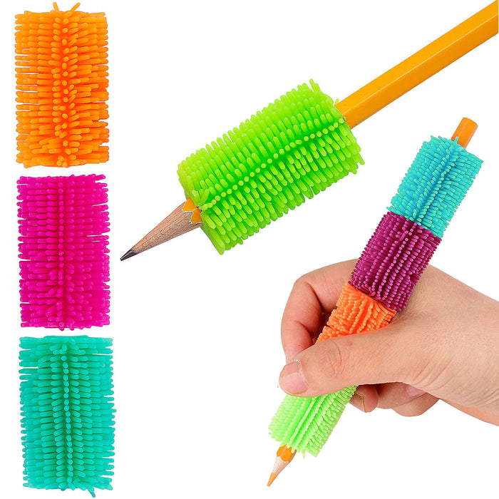 4 X Children Cushion Pencil Grip Holder Pen Writing Aid Hand Posture Kid Comfort