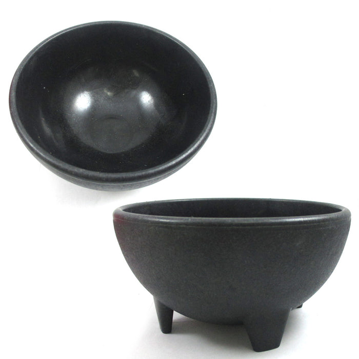 6 Set Salsa Bowls Party Guacamole Molcajete Serving Dish Mexican Chips Halloween