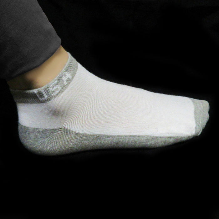 6 Pairs Men's Athletic Running Hiking Socks Ankle Socks Low Cut Sports Size 9-11