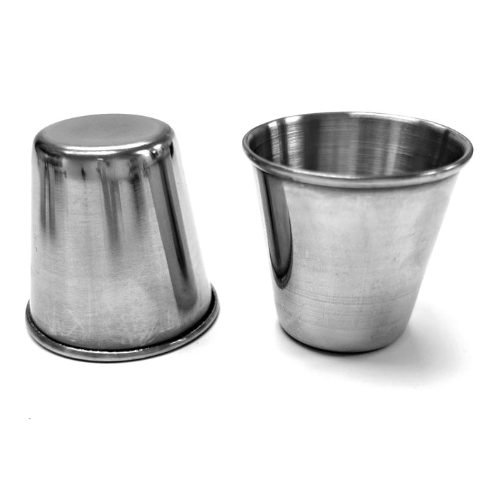 12 Piece Stainless Steel Shot Cups Shot Glass Drinking Tumbler 1oz Dip Party Bar