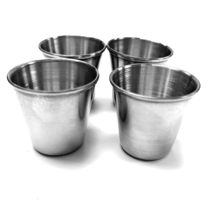 12 Piece Stainless Steel Shot Cups Shot Glass Drinking Tumbler 1oz Dip Party Bar