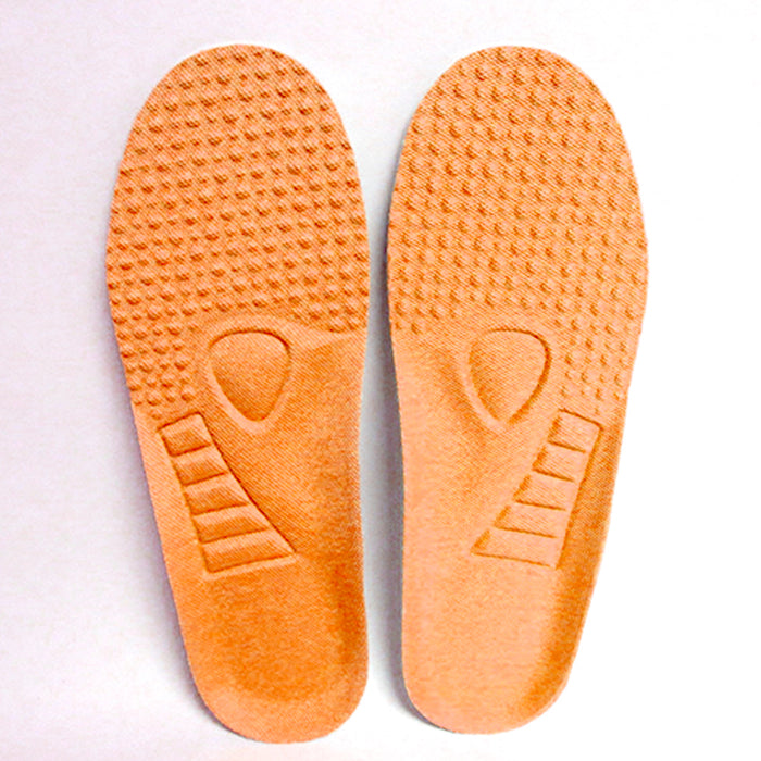 2 Pairs Padded Shoe Inner Soles Unisex Insoles Comfortable Cushion Size 8.5-9