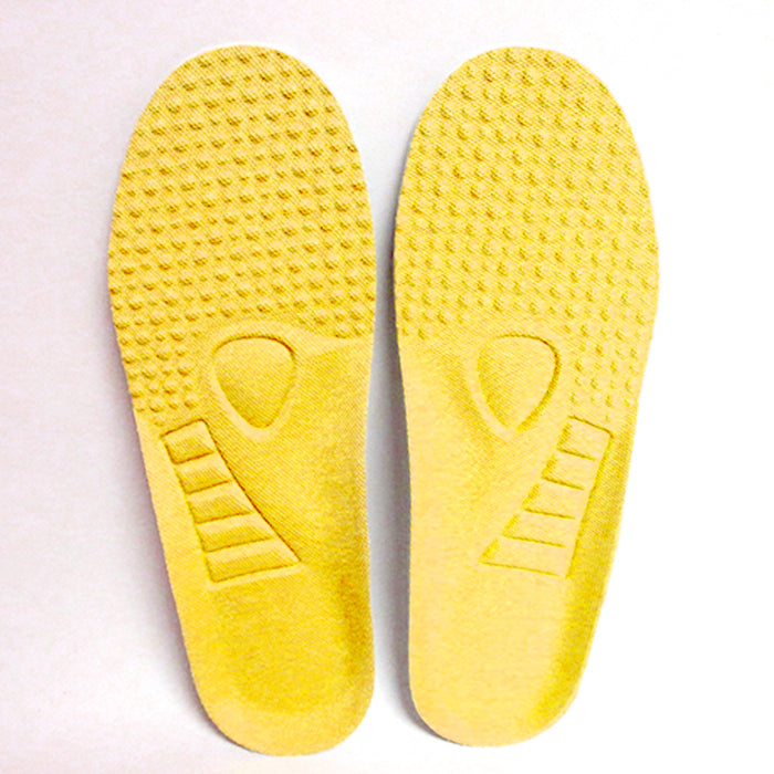 2 Pairs Padded Shoe Inner Soles Unisex Insoles Comfortable Cushion Size 8.5-9