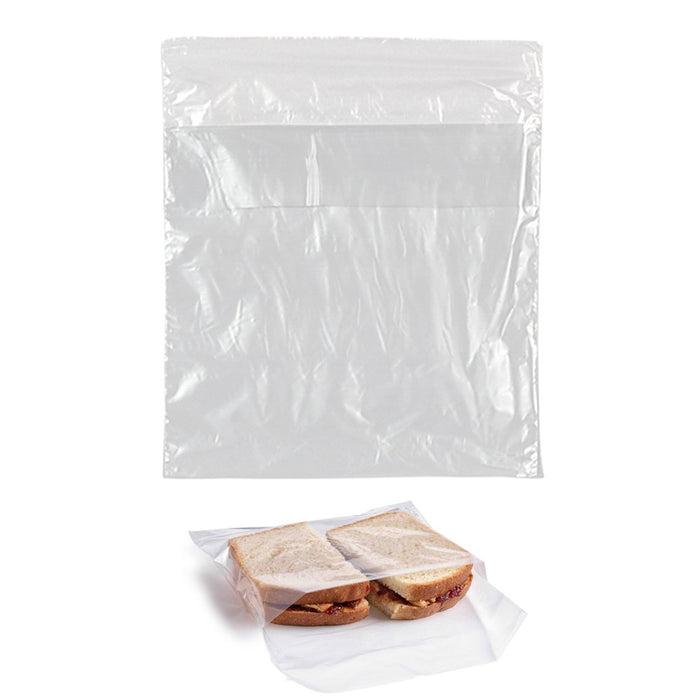 300 Fold Top Sandwich Bags Lunch Treat Baggies Snack School Plastic Food Storage