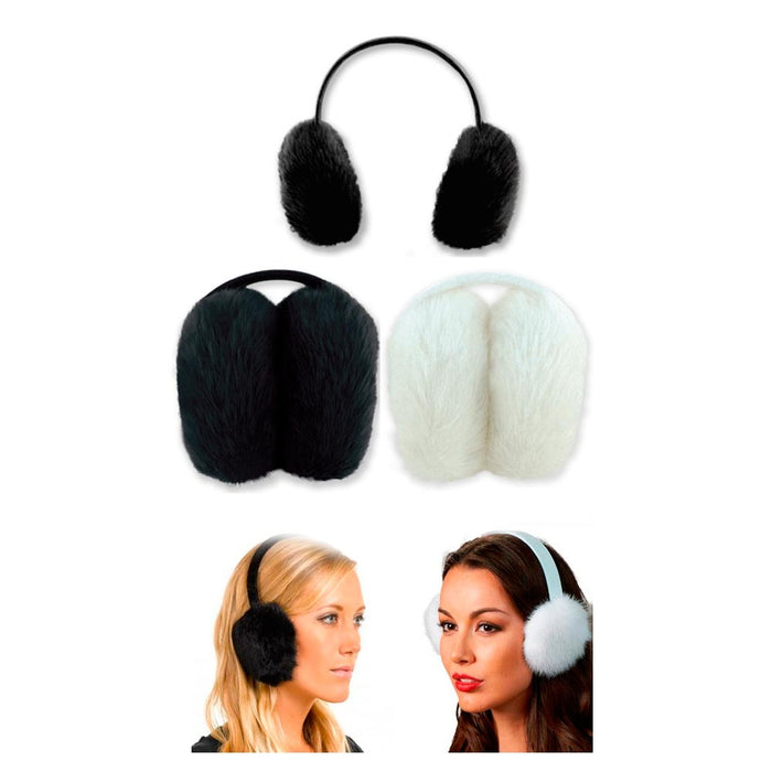 1 Pc Womens Faux Fur Fluffy Ear Muffs Warmer Plush Band Earmuffs Earlap Winter