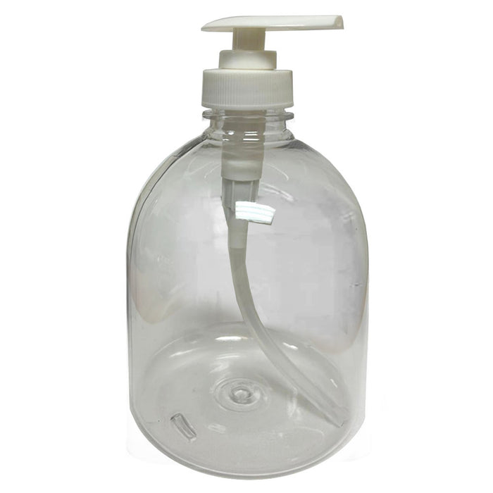 5 Pk Refillable Soap Dispenser Plastic Empty Bottle Pump Liquid Lotion 16.9oz