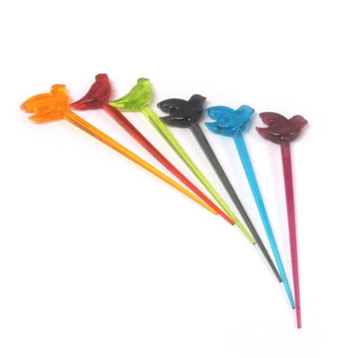 48 Cocktail Sticks Picker Party Pick Fruit Food Appetizer Stirrer Dessert Fork