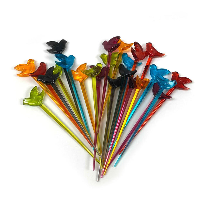 48 Cocktail Sticks Picker Party Pick Fruit Food Appetizer Stirrer Dessert Fork