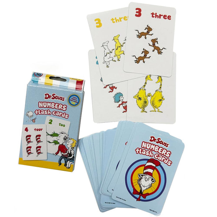 Dr Seuss 144 Flash Cards PreK-K ABC Words Numbers Colors Shape Game Educational