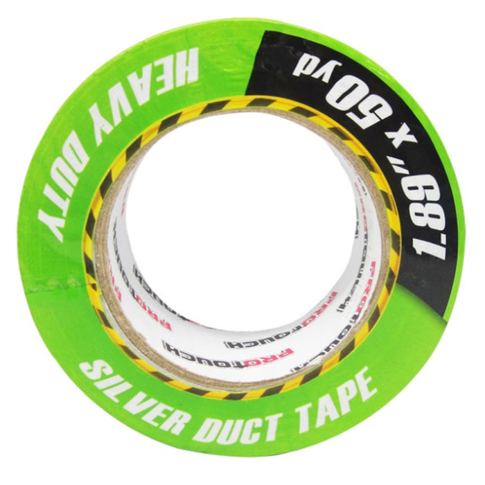 6 Rolls Silver Duct Tape All Weather Heavy Duty 1.89"x50yd Adhesive Repair HVAC