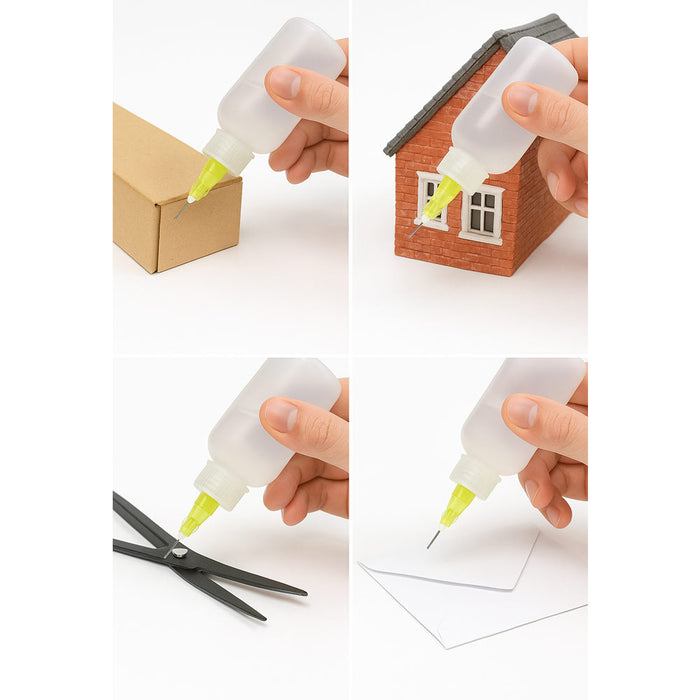 2 Needle Tip Bottle Liquid Flux Dispenser Oil Solvent Applicator Dropper 0.7 Oz