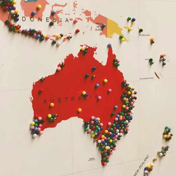 80 Pc Multi Color Push Pins Map Thumb Tacks Round Head Steel Point Cork Board