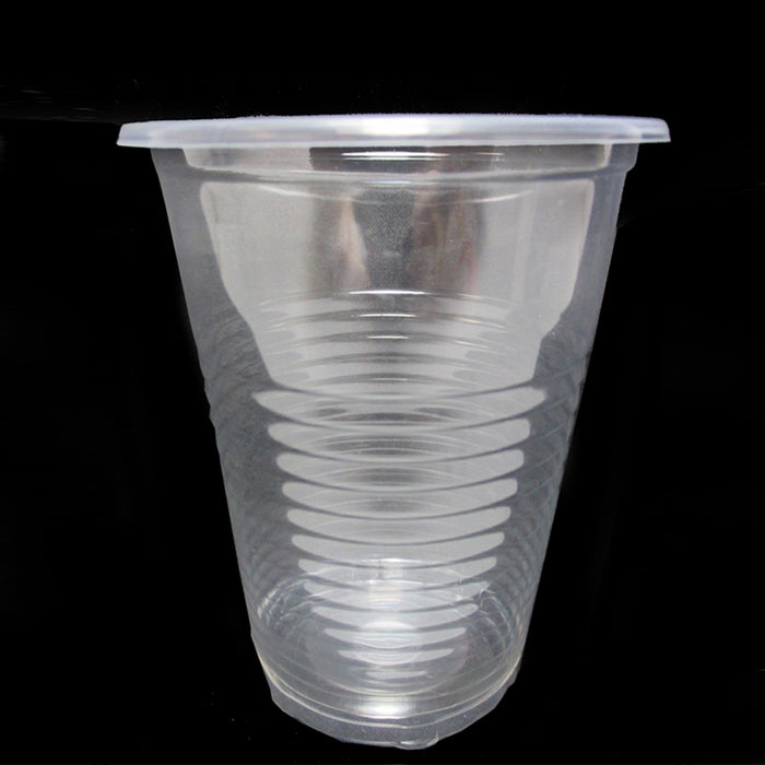 100 x Disposable Clear Plastic Cups 7oz Heavy Duty Drink Party Bar Office Soda