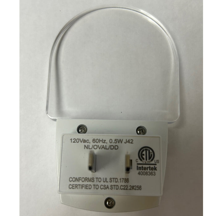 2 Pc Automatic Plug In LED Night Light Dusk Dawn Sensor Nightlight Energy Saver