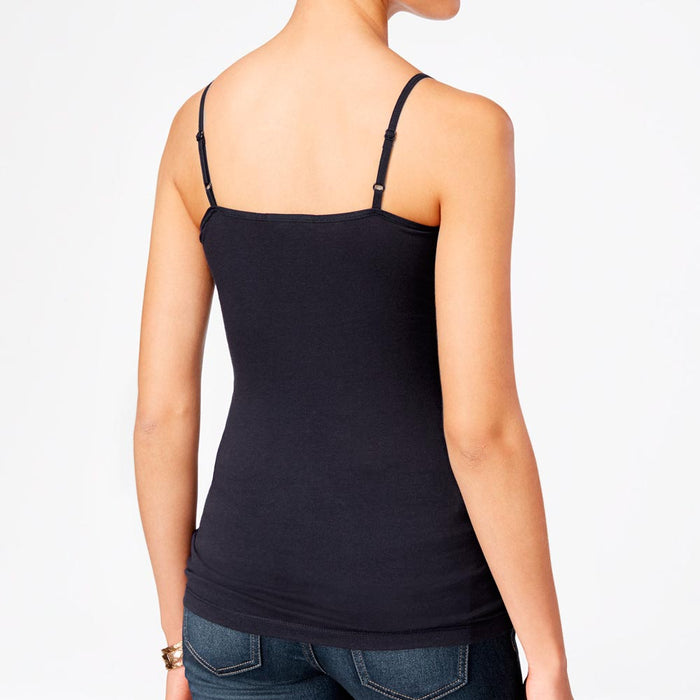 ELEG & STILANCE Women Cotton Sando & Camisole/Spaghetti Strap Tank Tops  Open Neck Sleeveless Relax fit Camisole (28 Till 36) (28, Black) : :  Fashion