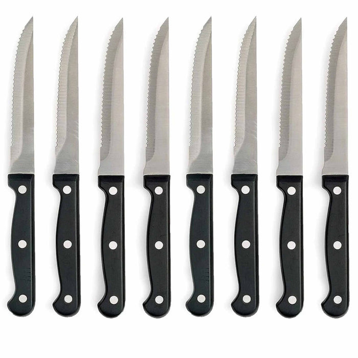 8 Professional Steakhouse Knife Set Steak Knives Kitchen Cutlery Tool Serrated