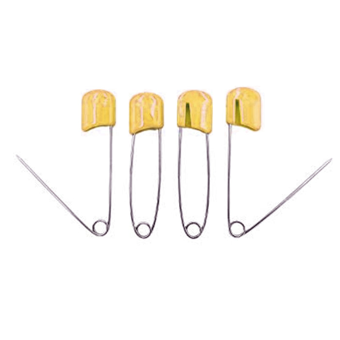 24 Pc Baby Diaper Pins Safety Pin Lock Cloth Changing Locking Clip Multi Colors
