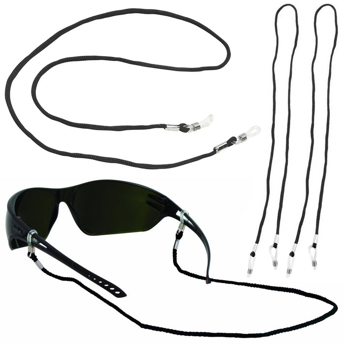 24 Pc Black Glasses Retainer Lanyard Strap Cord Eyewear Sunglasses String Holder