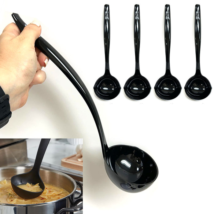 36PC Plastic Ladle Serving Spoon Utensil Kitchen 11" Soup Stews Catering Party