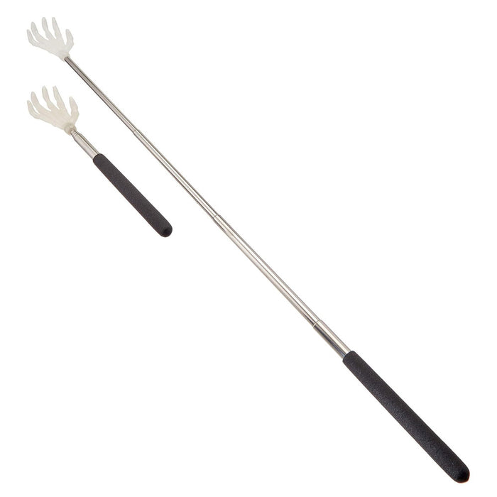 4 Extendable Back Scratcher Claw Telescopic Hand Glow In The Dark Massager 22.5"