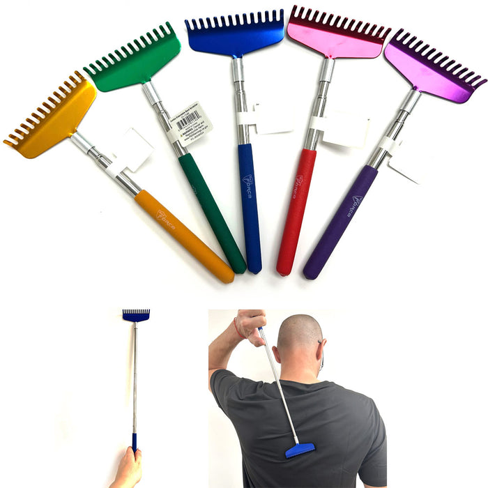 1 Oversized Portable Extend Back Scratcher Metal Telescoping Backscratcher Tool