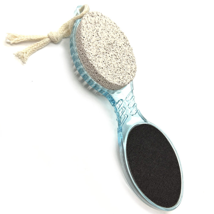 2 Pack 4 In 1 Foot Care Stone Callus Remover Brush Exfoliate Pumice Pedicure New