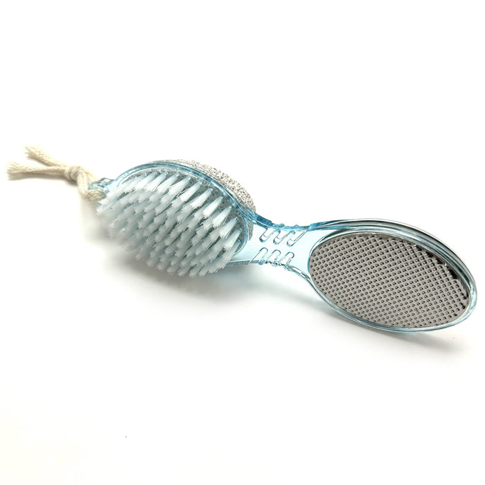 1 Pc 4 In 1 Foot Paddle Pedicure Care Stone Callus Brush Pumice Scrubber Remover