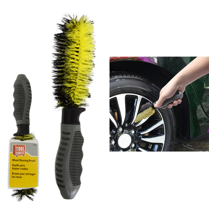 4 Pack Car Wheel Rim Brush Scrub Washing Rims Tire Cleaner Vehicle Cleaning Tool