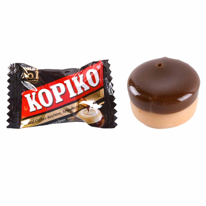 6 Bags Kopiko Real Coffee Cappuccino Hard Candy Rich Flavor Candies Sucker Treat