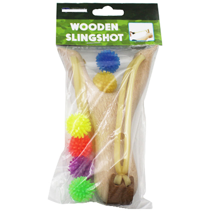 1 Wooden Slingshot High Velocity Toy Classic Hunting Outdoor Game Adult Kid Gift
