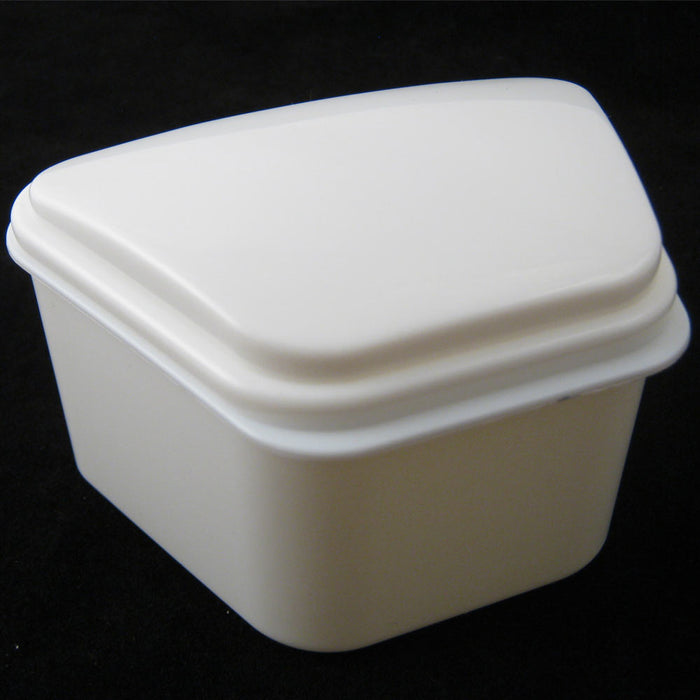 Denture Bath Brush Dental Retainer Box Orthodontic Mouth Guard Storage Container