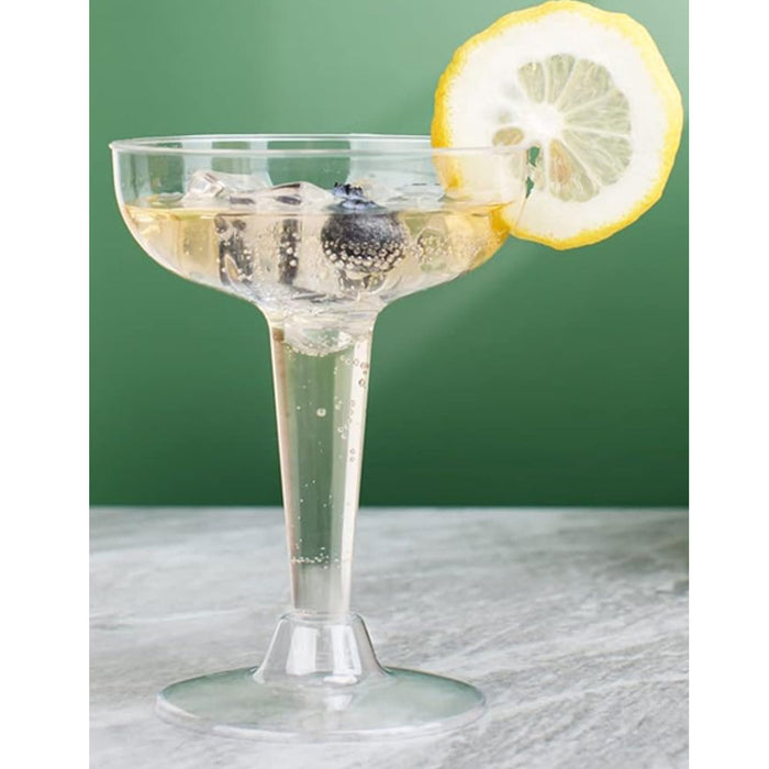10 Clear Disposable Champagne Glasses Wine Cup Plastic Wedding Party Flute 4.5oz