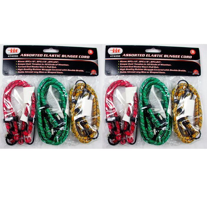 12 Bungee Cord Strap Heavy Duty Tarp Bungie Elastic Tie Down Set 12" 18" 24" New