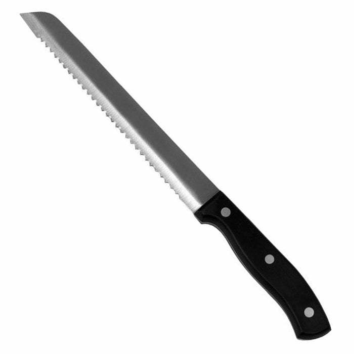 Chef Bread Knife 8 Inch Stainless Steel Sharp Serrated Loaf Cutter Slicer Deli