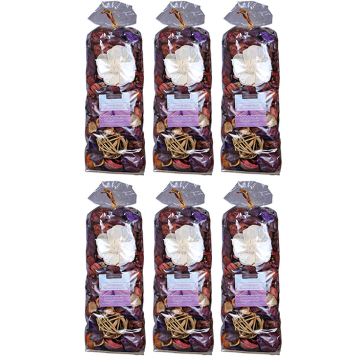 6 Bags Scented Potpourri Lavender Decorative Dried Flower Petal Bowl Vase Filler
