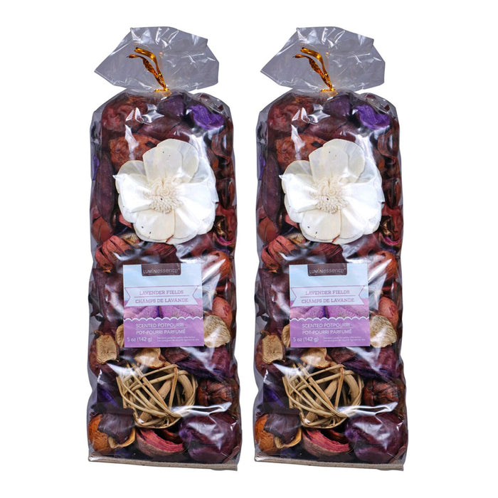 2 Bags Lavender Fields Potpourri Petals Scented Dried Flower Bowl Wedding Decor
