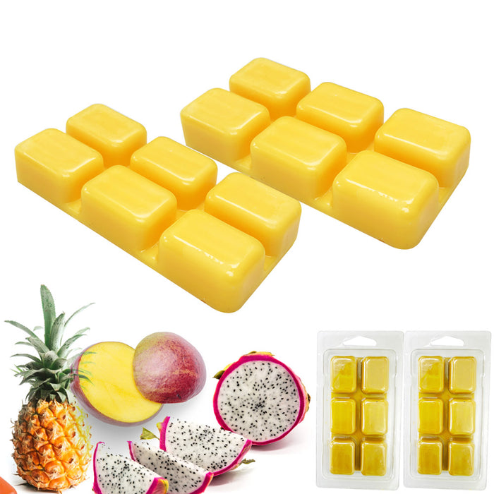 2pk Tropical Wax Melts 12 Wax Cubes Strong Scent Long Lasting Scented Aroma 5oz