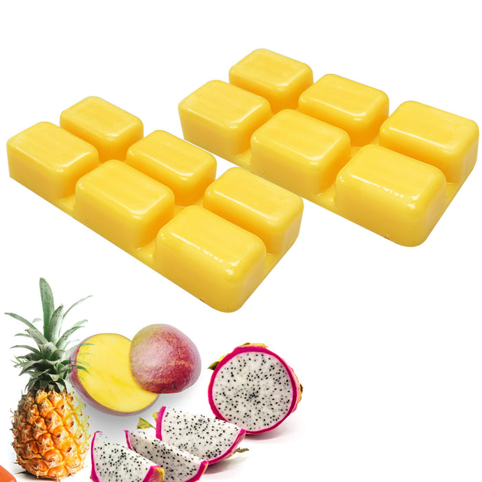 2pk Tropical Wax Melts 12 Wax Cubes Strong Scent Long Lasting Scented Aroma 5oz