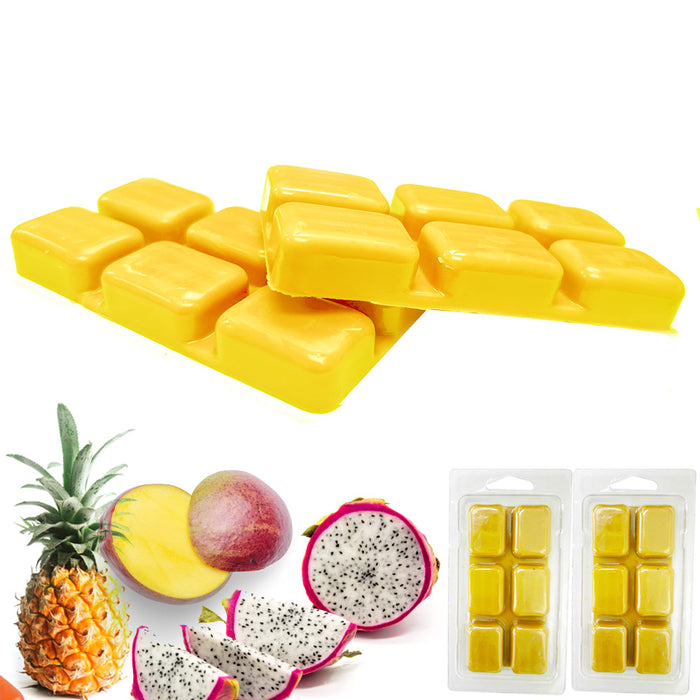 2pk Tropical Wax Melts 12 Wax Cubes Strong Scent Long Lasting Scented Aroma 5oz