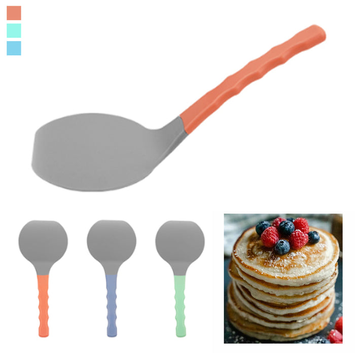 1 Flexible Spatula Silicone Turner Pancake Egg Heat Resistant Cook Kitchen Food
