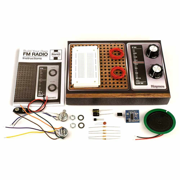 Haynes Retro Radio Kit Build Your Own Working Vintage FM Radio DYI Play Audio