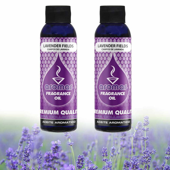 2 Lavender Fields Scented Fragrance Oil Aroma Therapy Diffuse Air Burning 2 Oz